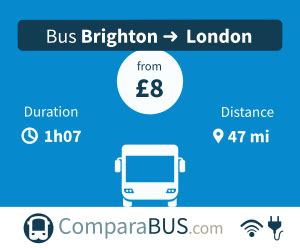 london to brighton bus cheap.